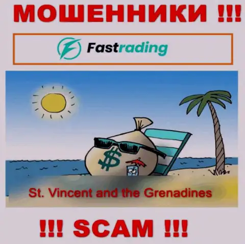 Оффшорные интернет разводилы FasTrading скрываются вот тут - St. Vincent and the Grenadines