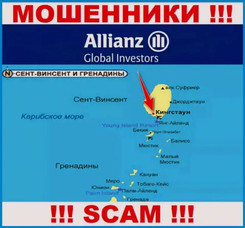 Allianz Global Investors LLC свободно оставляют без денег, поскольку находятся на территории - Kingstown, St. Vincent and the Grenadines