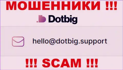 Рискованно контактировать с организацией DotBig, даже через e-mail - это матерые интернет мошенники !!!