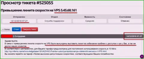 Хостер провайдер сообщил, что VPS сервера, где и хостится ресурс ffin.xyz ограничен в скорости