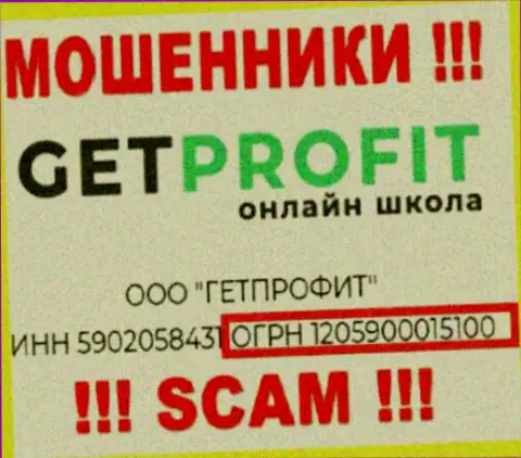 GetProfit мошенники всемирной интернет паутины !!! Их номер регистрации: 1205900015100