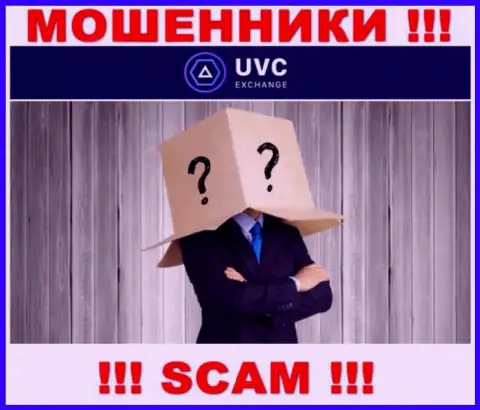 Не связывайтесь с обманщиками UVC Exchange - нет сведений об их непосредственных руководителях