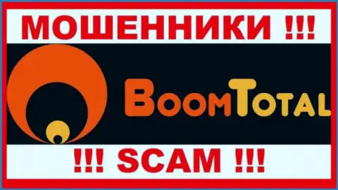 Логотип ЛОХОТРОНЩИКА Boom-Total Com