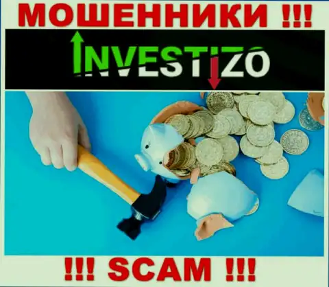 Investizo - это internet мошенники, можете утратить абсолютно все свои денежные вложения