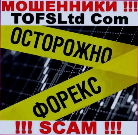 Будьте крайне осторожны, сфера деятельности TOFSLtd Com, Forex - это кидалово !!!