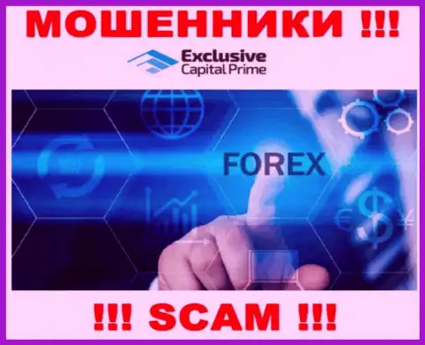 Форекс - это сфера деятельности противозаконно действующей организации Exclusive Change Capital Ltd