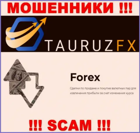 ФОРЕКС - это именно то, чем промышляют мошенники Tauruz FX