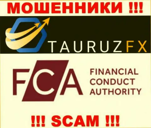 На сайте TauruzFX есть информация о их мошенническом регуляторе - FCA