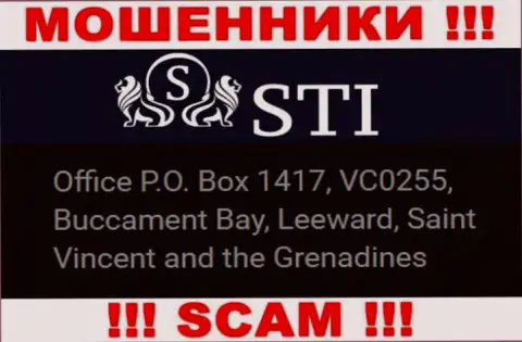 Сент-Винсент и Гренадины - это юридическое место регистрации компании STOKTRADEINVEST LTD
