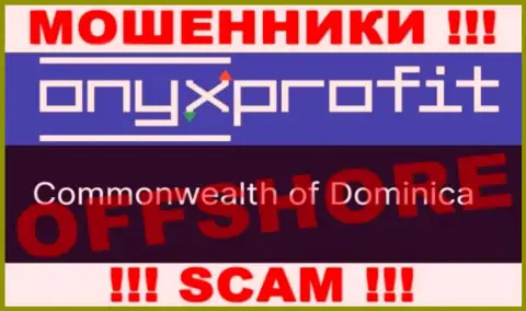 Оникс Профит специально базируются в офшоре на территории Dominica это КИДАЛЫ !!!