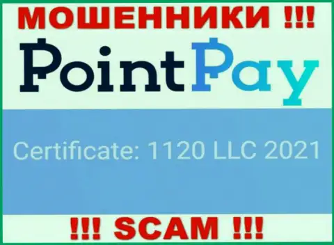 Point Pay LLC - это еще одно разводилово !!! Регистрационный номер данной компании - 1120 LLC 2021
