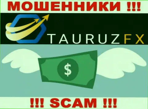 Дилер Tauruz FX работает только лишь на прием финансовых активов, с ними Вы абсолютно ничего не сможете заработать