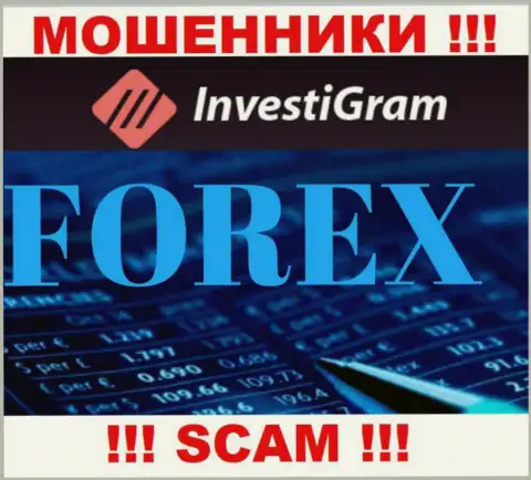 ФОРЕКС - это тип деятельности преступно действующей конторы InvestiGram Com
