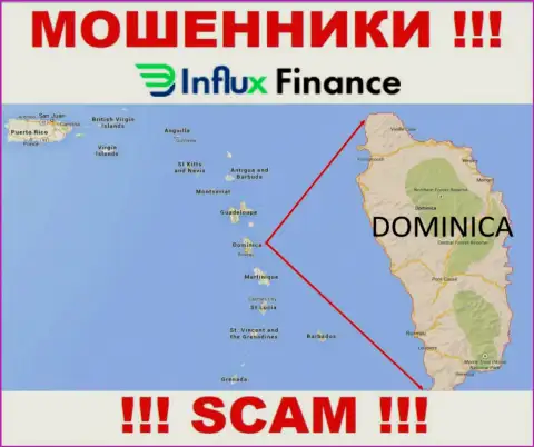 Контора InFluxFinance Pro - это мошенники, отсиживаются на территории Содружество Доминики, а это офшорная зона