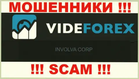 VideForex Com - это МОШЕННИКИ, принадлежат они Инволва Корп