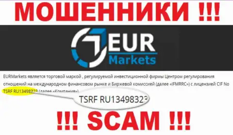 Хоть EUR Markets и указывают на сайте лицензионный документ, помните - они все равно РАЗВОДИЛЫ !!!
