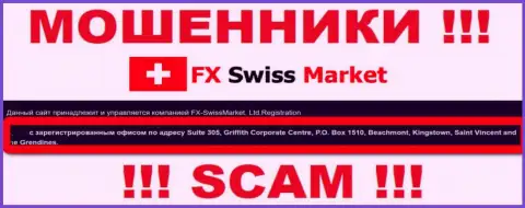 Юридическое место регистрации обманщиков FX SwissMarket - Сент-Винсент и Гренадины