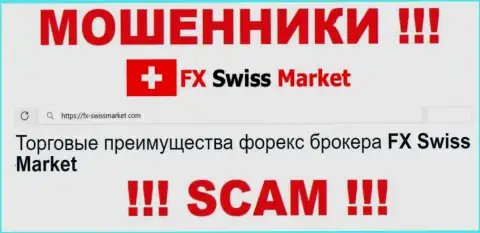 Направление деятельности FX SwissMarket: Forex - хороший заработок для интернет-мошенников