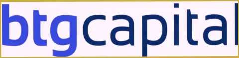 Логотип мирового масштаба брокерской компании БТГ Капитал