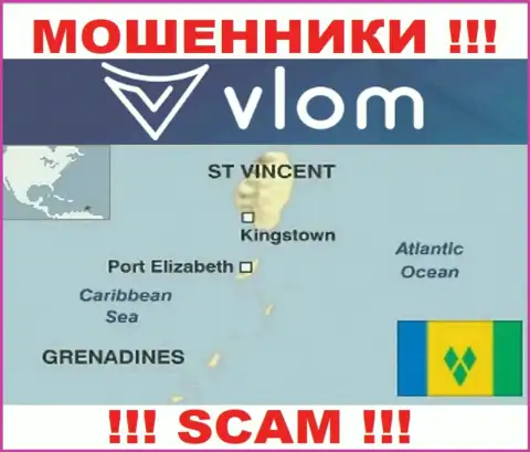 Влом находятся на территории - Saint Vincent and the Grenadines, избегайте совместной работы с ними
