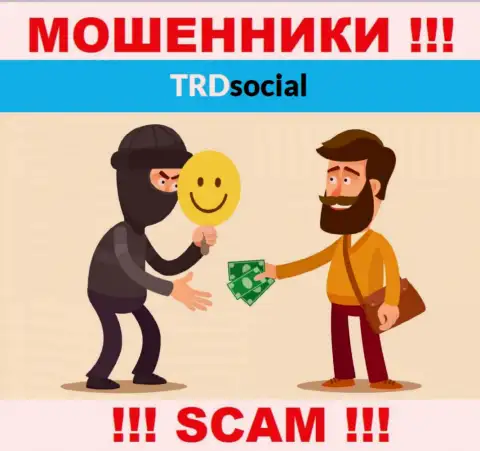 TRD Social - это ВОРЮГИ !!! Уговаривают работать совместно, доверять довольно-таки опасно