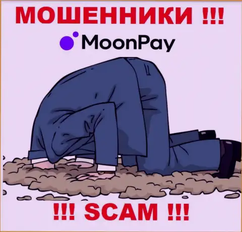 На информационном сервисе аферистов Moon Pay нет ни намека об регуляторе указанной компании !!!