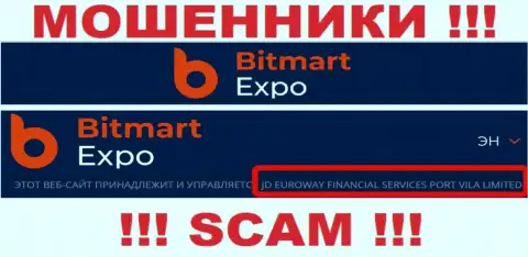 Информация о юридическом лице internet-ворюг Bitmart Expo