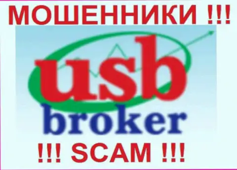 Логотип мошеннической конторы USB Broker