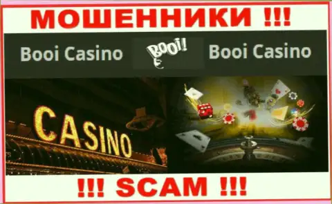 Очень опасно работать с мошенниками Booi Casino, род деятельности которых Casino